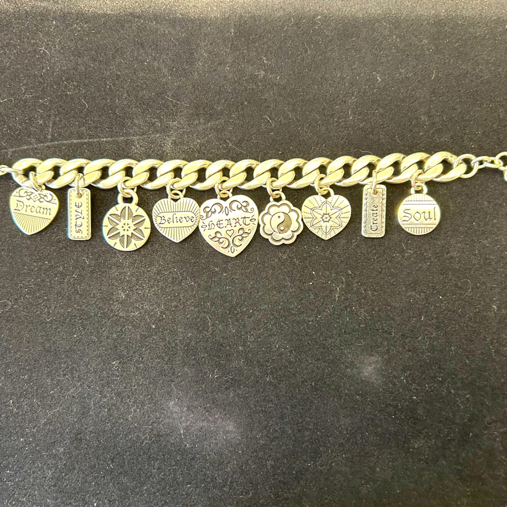 Retired Vintage Brighton Bracelet Positive Encouragement #freeshipping